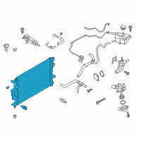 OEM 2013 Lincoln MKZ Radiator Diagram - DG9Z-8005-H