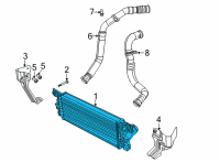 OEM 2022 Ram 1500 Cooler-Charge Air Diagram - 68269544AD