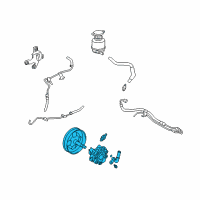 OEM 2005 Toyota Camry Power Steering Pump Diagram - 44310-06071