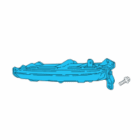 OEM 2019 Lincoln MKZ Fog Lamp Assembly Diagram - HP5Z-13200-B