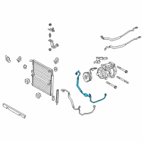 OEM 2022 Lexus GX460 Hose Sub-Assembly, SUCTI Diagram - 88704-60630