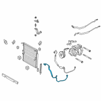 OEM 2018 Lexus GX460 Hose Sub-Assembly, DISCH Diagram - 88703-60291