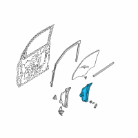 OEM 2001 Ford Escape Manual Regulator Diagram - 2L8Z-7823200-BA