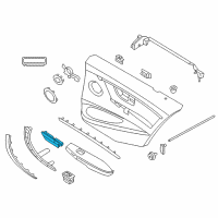 OEM BMW 435i Inner Right Door Handle Diagram - 51-41-7-279-344