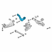 OEM 2019 Honda Accord Arm, Left Rear (Upper) Diagram - 52520-TVA-A00