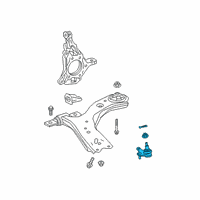 OEM Toyota C-HR Ball Joint Diagram - 43330-19275