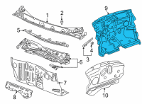 OEM Chevrolet Bolt EUV Insulator Diagram - 42778881
