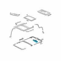 OEM 2008 Honda CR-V Motor Assy., Sunroof Diagram - 70450-SWA-J01