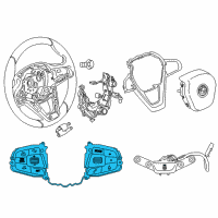 OEM 2020 BMW X4 Multifunct Steering Wheel Switch Diagram - 61-31-9-363-436