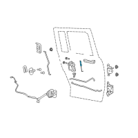 OEM 2017 Jeep Patriot Knob-Door Latch Diagram - 5028860AA