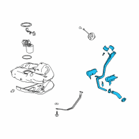 OEM 2018 Chevrolet Impala Filler Pipe Diagram - 22944783