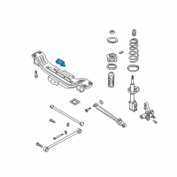 OEM 1996 Ford Probe Coil Spring Insulator Diagram - GA2A28660