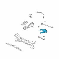 OEM 2002 Acura RL Knuckle, Left Rear Diagram - 52215-SZ3-000