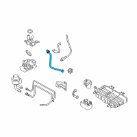 OEM 2007 Mercury Milan EGR Tube Diagram - 7E5Z-9D477-AA