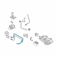 OEM 2007 Mercury Milan Vent Hose Diagram - 8E5Z-9G271-A