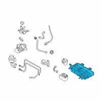 OEM 2012 Lincoln MKZ Canister Diagram - 9E5Z-9D653-C