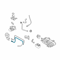OEM 2007 Mercury Milan Tube Assembly Diagram - 8E5Z-9J279-B
