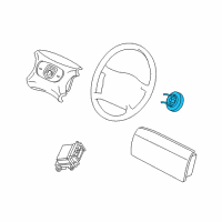 OEM Dodge B1500 Air Bag Clockspring Diagram - 5010201AB