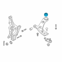 OEM 2020 Hyundai Santa Fe Bush-FR LWR Arm(G) Diagram - 54584-S1000