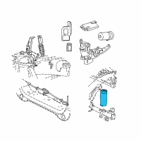 OEM 1999 Ford F-250 Spring Assembly Diagram - F75Z-5A891-CA