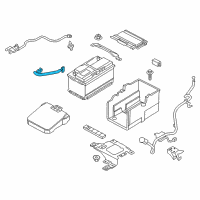 OEM Ford Focus Positive Cable Diagram - CV6Z-14300-A