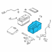 OEM Ford Focus Battery Trays Diagram - CV6Z10732F