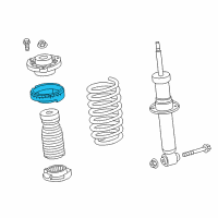 OEM BMW X3 Upper Spring Pad Diagram - 33-53-6-866-785