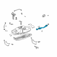 OEM 2000 Toyota Tacoma Filler Pipe Diagram - 77201-35470