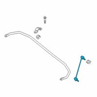 OEM Infiniti Rod Assy-Connecting, Stabilizer Diagram - 54618-5NA0A