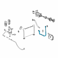 OEM GMC Sierra 2500 HD Classic AC Hoses Diagram - 15785061