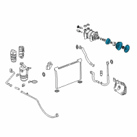 OEM Cadillac Escalade Clutch Diagram - 20906283