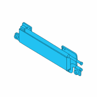 OEM Mercury Transmission Cooler Diagram - 5L8Z-7A095-BA