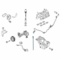 OEM 2017 Ford F-150 Dipstick Diagram - FL3Z-6750-A