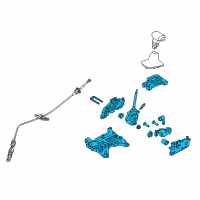 OEM 2020 Kia Rio LEVER ASSY-ATM Diagram - 46700H9110