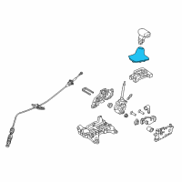 OEM 2020 Kia Rio Boot Assembly-Shift LEVE Diagram - 84640H8100WK