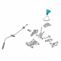 OEM 2022 Kia Rio Knob Assembly-Gear Shift Diagram - 46720H2110WK