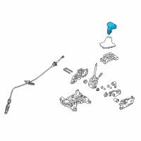 OEM 2019 Kia Rio Knob Assembly-Gear Shift Diagram - 46720H2110WK