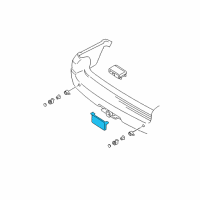 OEM Ford Expedition Back Up Sensor Diagram - 5L7Z-15K859-BA