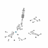 OEM 2014 Lincoln MKZ U-Bolt Nut Diagram - -W520216-S441