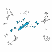 OEM 2012 Cadillac Escalade Column, Steering Diagram - 20835059