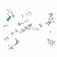 OEM 2009 Cadillac Escalade ESV Gear Shift Assembly Diagram - 22833056