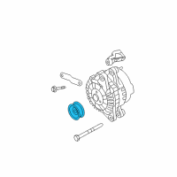 OEM 2006 Hyundai Santa Fe Pulley-Generator Diagram - 37321-39405