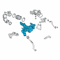 OEM 2022 Honda Accord Turbocharger Assembly Diagram - 18900-6A0-003