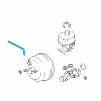 OEM 2014 Ram 3500 Hose-Brake Booster Vacuum Diagram - 4581646AD