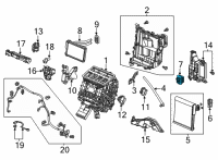 OEM 2022 Acura TLX Transistor Assembly Diagram - 79330-TZ3-A01