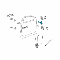 OEM 2014 GMC Terrain Door Check Diagram - 23493501