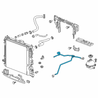 OEM 2021 GMC Acadia By-Pass Hose Diagram - 84863052