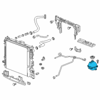 OEM 2020 Cadillac XT5 Reservoir Diagram - 23386455