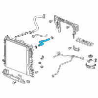 OEM 2019 Cadillac XT5 Upper Hose Diagram - 23253702