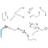 OEM Nissan Fuel Evaporation Control Hose Diagram - 14912-EZ37A